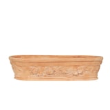 thumbnail of Biscottini Blumentöpfe 80x28x19 cm – Ovale Terrakotta-Vase – Blumenkasten für den Außen- und Innenbereich – Blumenkasten für den Balkon