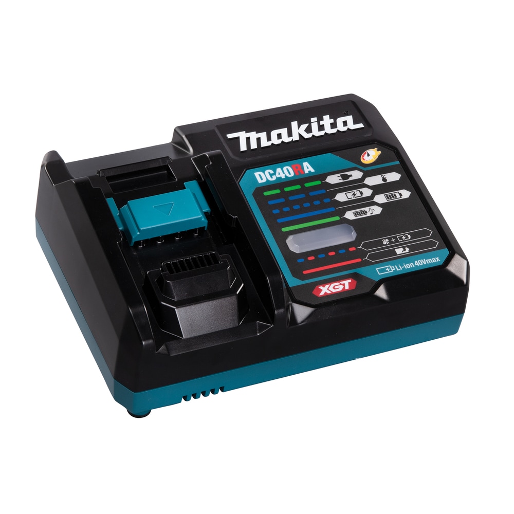 Makita Schnellladegerät DC40RA | für 40 V max. XGT-Akkus  | Charger Wandmontage