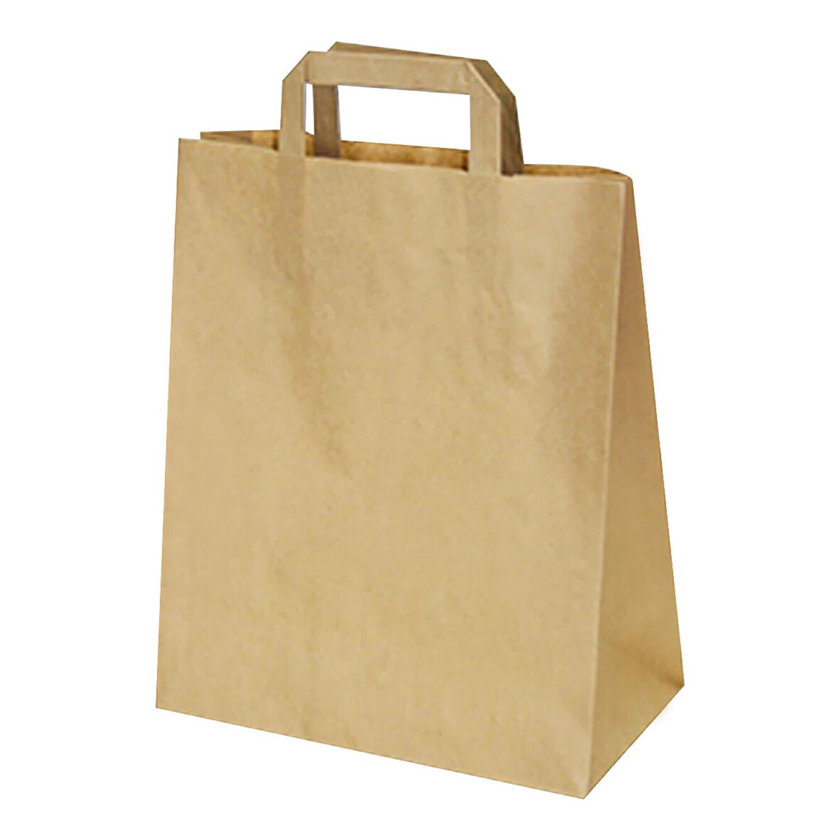 250x GASTRO Papiertragetaschen 32 x 26 x 14 cm mit EAN-Code braun
