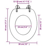 thumbnail of vidaXL Toilettensitz mit Deckel MDF Grün Wassertropfen-Design