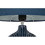 thumbnail of Mauro Ferretti - lampada da tavolo seta blu cm 28,5x15x43 - 171300000B