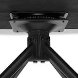 thumbnail of tectake Draaibare fauteuil Daya, gestoffeerd - lichtgrijs, Set van 6 - 406191