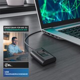thumbnail of CSL USB-Fingerabdrucksensor, Fingerprint-Scanner, bis 10 IDs, Plug & Play, Windows 8-11, für Login & Sicherheit