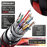 thumbnail of Primewire USB-C 3.1 zu USB C Gen 2 Kabel / Ladekabel / Datenkabel für Smartphone, Tablet - 1m