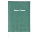 thumbnail of 2026 ADINA Praxis-Planer A4 1 Tag auf 1 Seite grün-metallic mit Silberprägung