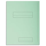 thumbnail of EXACOMPTA Paquet de 50 chemises pré-imprimés 2 rabats SUPER 250 en carte 210 grammes coloris Vert