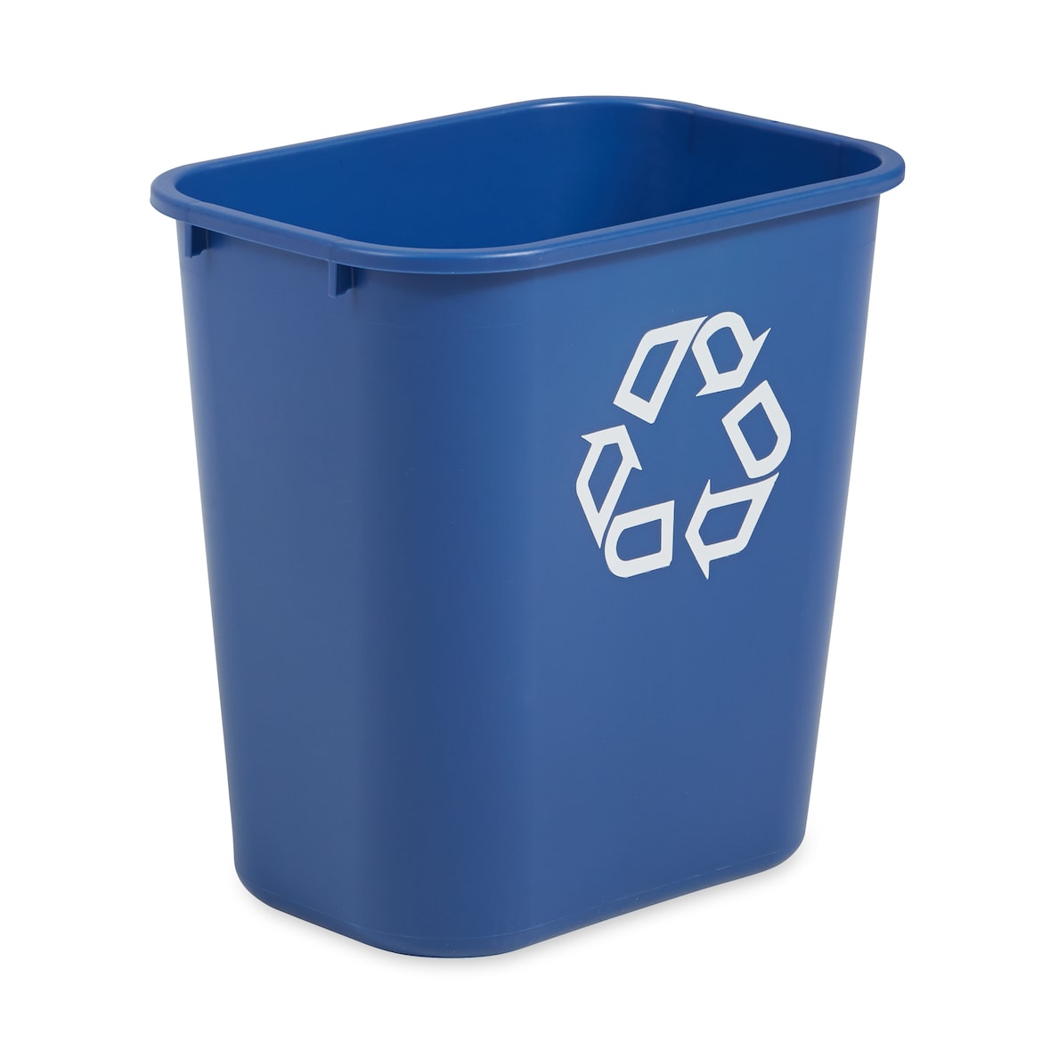 Rubbermaid Corbeille de recyclage de bureau moyenne de 26L - Bleue