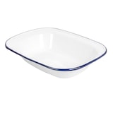 thumbnail of Recipientes Retangulares 'Enamelware' 980 Ml 26X19X5,5 Cm Branco Ferro Esmaltado (6 Unidades)