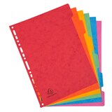 thumbnail of EXACOMPTA Jeu d'intercalaires 6 positions en carte lustrée 5/10e format A4 400g