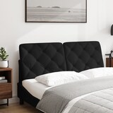 thumbnail of vidaXL Kopfteil-Kissen Schwarz 140 cm Samt
