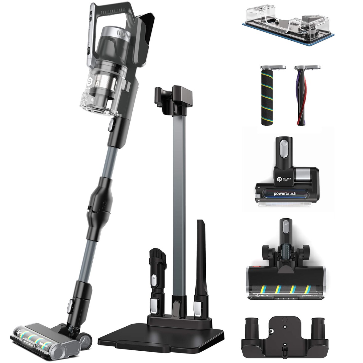 Balter X11 Pro Akku  Staubsauger Akku mit Wischfunktion Handstaubsauger 350W kabellos Standhalterung