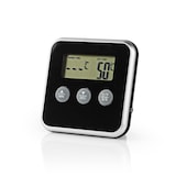 thumbnail of Nedis Fleischthermometer - Alarm / Timer - LCD - 0 - 250 °C - Schwarz / Silber