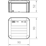 thumbnail of 5 Stk. OBO Bettermann Kabelabzweigkasten T 40 OE 2007223
