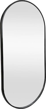 thumbnail of Helloshop26 - Ovaler Wandspiegel 40 x 80 cm matt schwarz