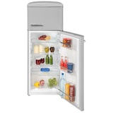 thumbnail of Exquisit Retro Kühl-Gefrierkombination RKGC270-45-H-160E grau, 206 l Fassungsvermögen