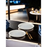 thumbnail of METRO Professional Teller flach Carmona, Porzellan, Ø 27 cm, blau / weiß, 4 Stück