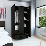 thumbnail of TUHOME Guarda-roupa Austral 3 Portas - Preto