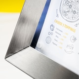 thumbnail of Securit® Visor de informações LED em aço inox – LEDs coloridos – Controle remoto, cabo de 5m incluído