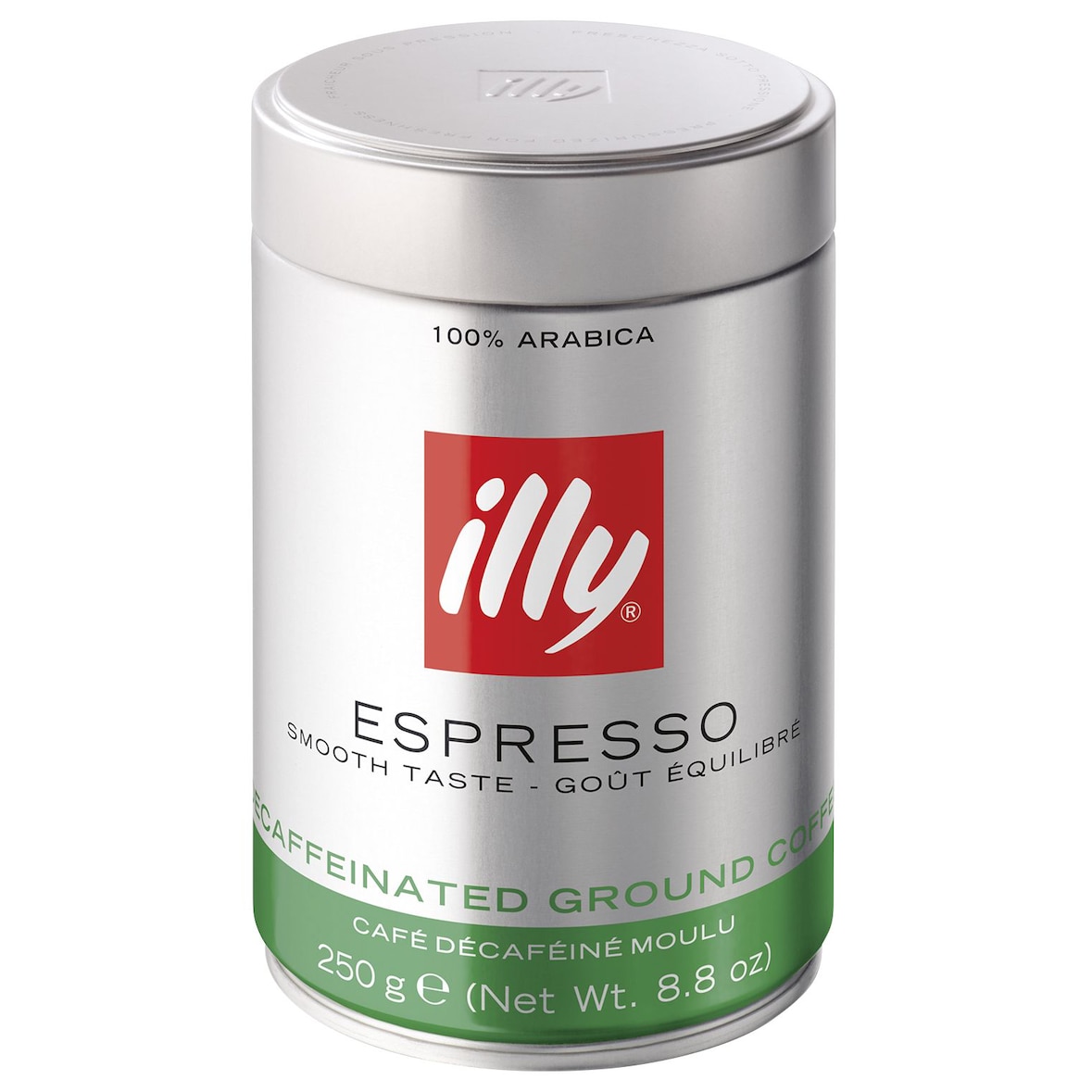 Illy Gemahlener Kaffee Espresso Entkoffeiniert (250 g)