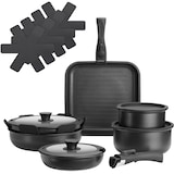 thumbnail of Kochtopfset Parma 17-teilig, für Induktion geeignet, 17, schwarz