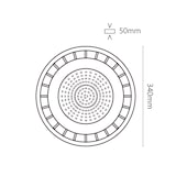 thumbnail of 150W industriële LED-lamp "UFO", 5/6 meter hoog