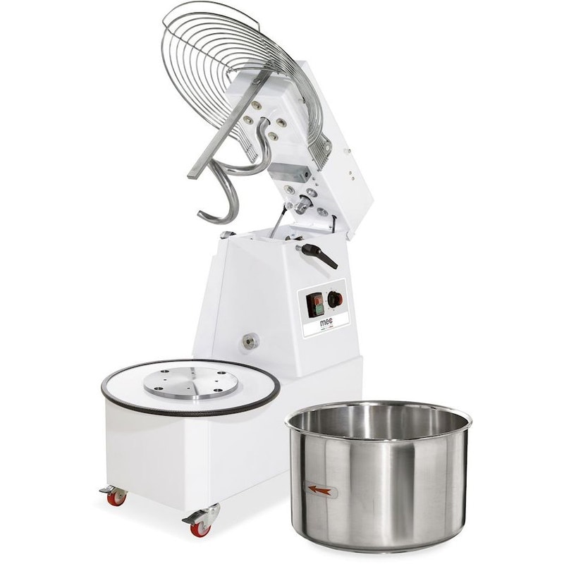 Impastatrice a Spirale Con Testa Ribaltabile Mec GLR33- Capacità 33 lt - 25 Kg - 2 Velocità