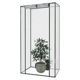 thumbnail of Serra Per Orto Giardino Terrazzo Balcone Senza Ripiani Struttura Metallo Telo Trasparente In PVC Con Porta Avvolgibile Apertura A Cerniera 95x70x190Cm