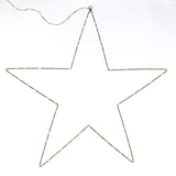 thumbnail of LED Leuchtstern Metallstern 180LED 60cm Weihnachtsstern Timer Innen/Außen