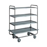 thumbnail of Carrello servizio 4 piani albergo inox 150 kg cm 110x60x130 RS0390