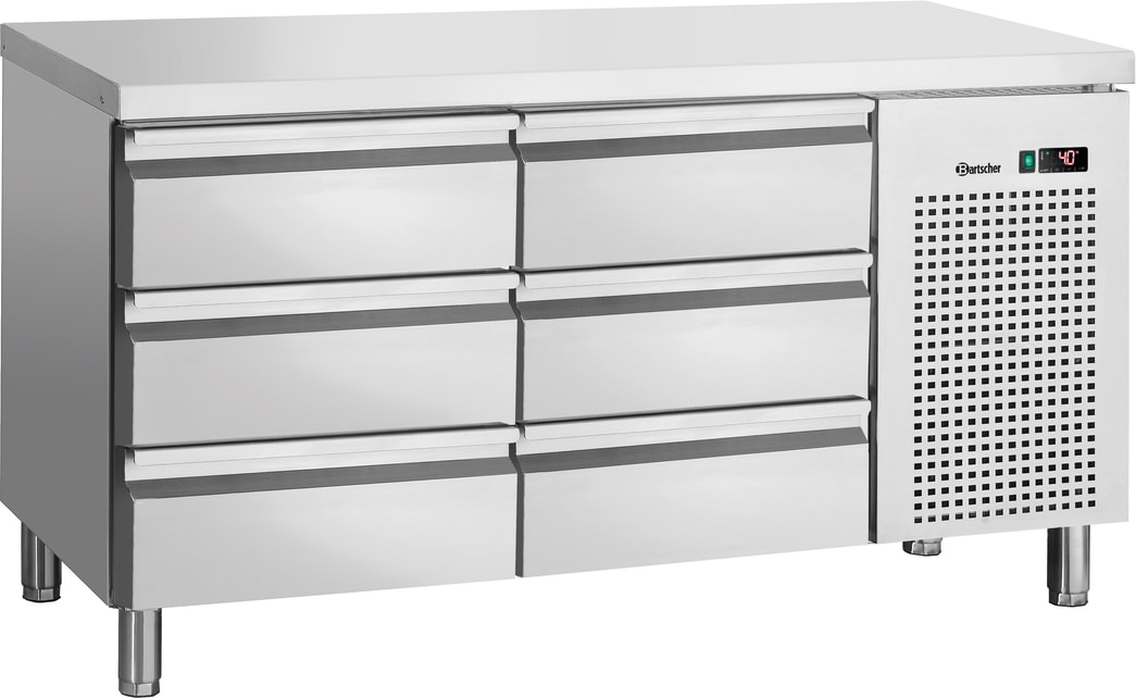 Bartscher Kühltisch S6-100, 6 Schubladen, 230 V