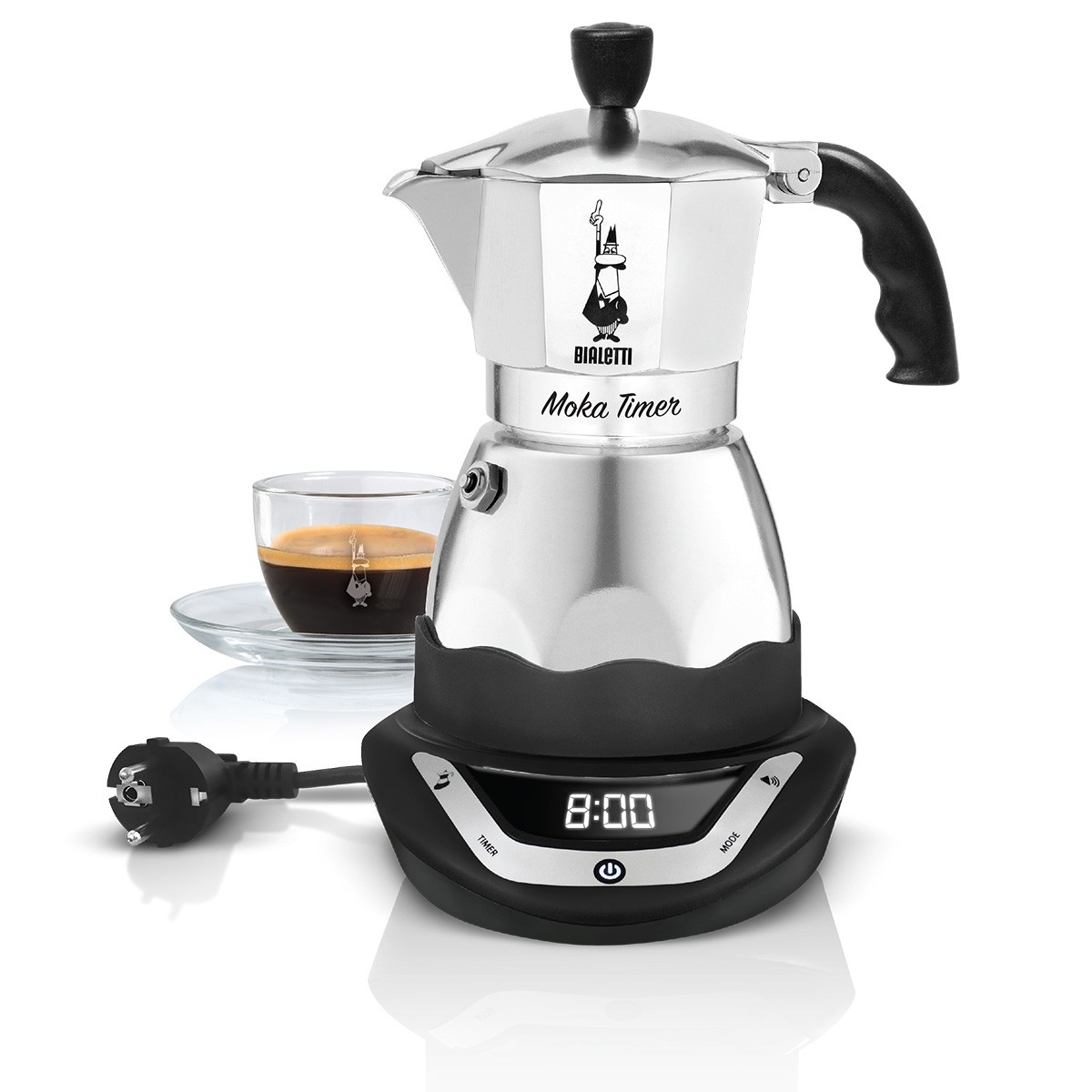 Bialetti Moka Timer Vollautomatisch Elektrische Espressokanne