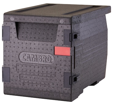 CAMBRO - EPP300-110 - Contentor Transportador isotérmico com carregamento frontal Cam Gobox para 3 tabuleiros GN 1/1 60 L