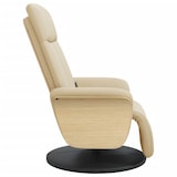 thumbnail of vidaXL Massagesessel mit Fußteil Creme Stoff