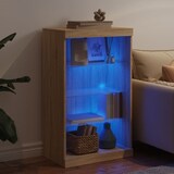 thumbnail of vidaXL Sideboard mit LED-Leuchten Sonoma-Eiche 60,5x37x100 cm