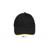 thumbnail of Sol's - Casquette 6 panneaux BUFFALO Noir / Jaune Taille Unique