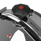 thumbnail of Orbegozo olla a presión acero inoxidable HPL 8070, 8 L, triple sistema de seguridad, regulación presión, apta todo tipo de fuegos, diámetro 24 cm