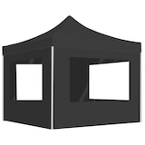 thumbnail of vidaXL Partytent inklapbaar met wanden 2x2 m aluminium antraciet