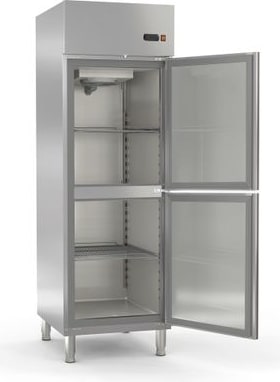 GastroHero Kühlschrank Profi 700 GN 2/1 - mit 2 Halbtüren