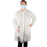 thumbnail of Blouse jetable en non-tissé avec fermeture à pression SECURIMED