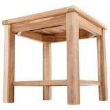 thumbnail of Garten Beistelltisch Teakholz 50 x 50 cm, Teakholz-Tisch mit Ablagefach, Raburg