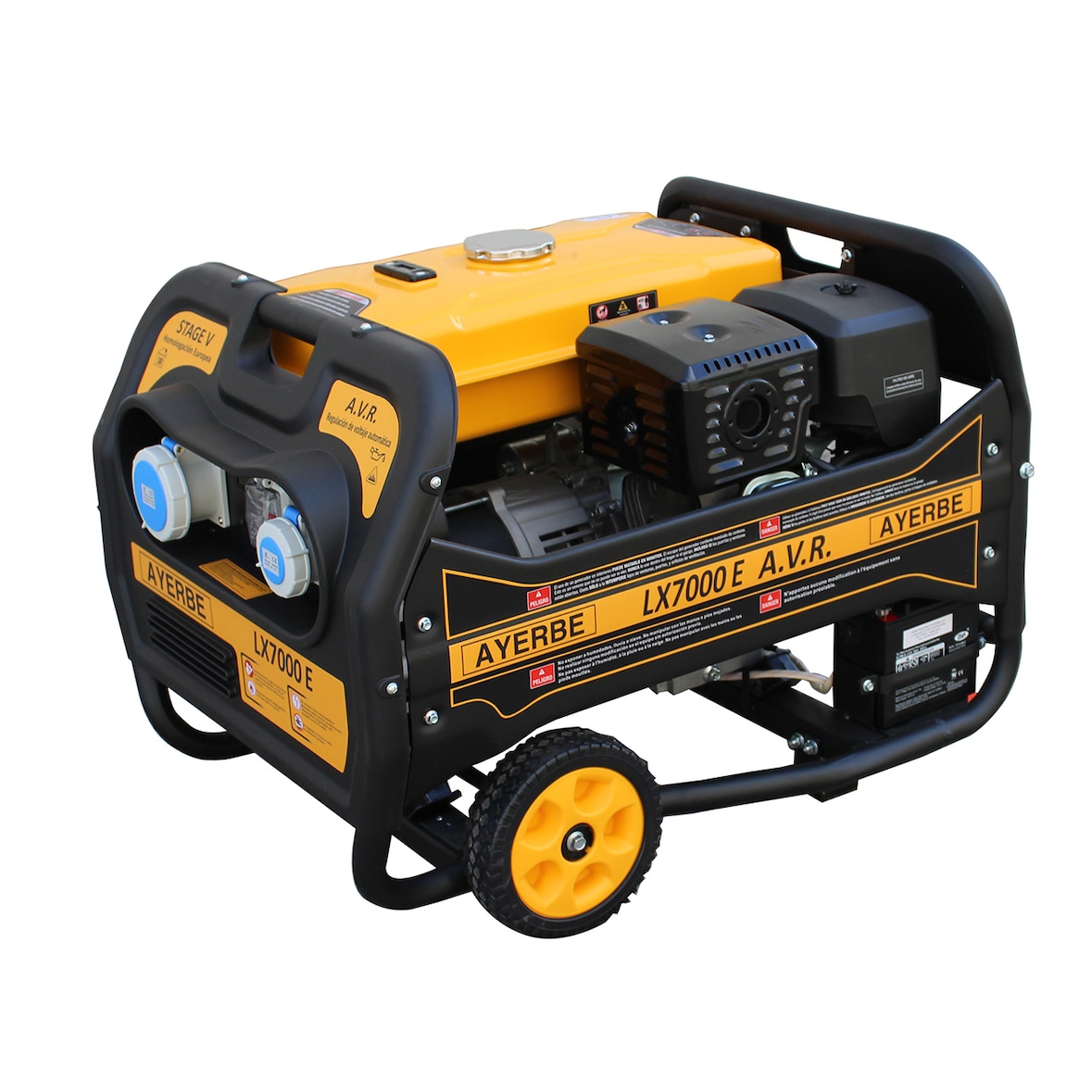 Benzin Stromerzeuger LX7000 mit Elektrostart und Kiotsu KT-192 Motor
