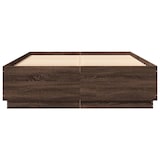 thumbnail of vidaXL Bettgestell mit LED Braun Eichen-Optik 150x200 cm Holzwerkstoff