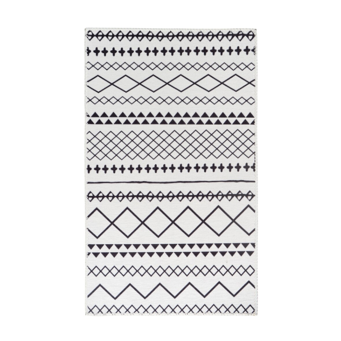 Adelind AE 400 Weiß / Schwarz 160cm x 230cm