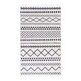 thumbnail of Adelind AE 400 Weiß / Schwarz 160cm x 230cm