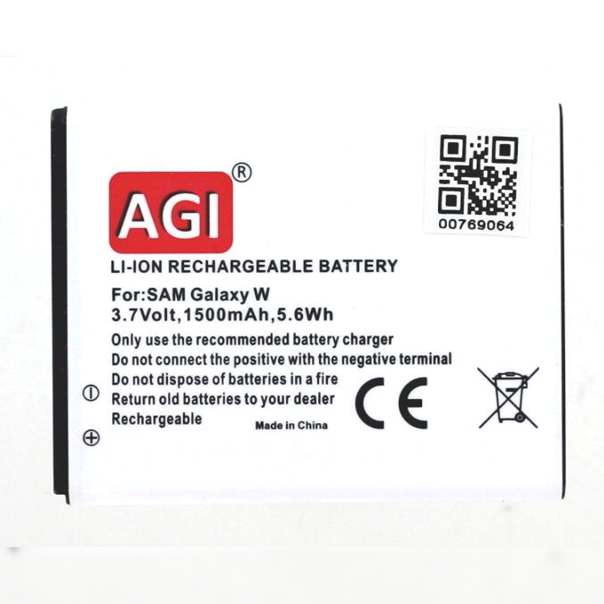 AGI Akku kompatibel mit Samsung GT-S8600HKADBT