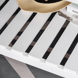 thumbnail of HOMCOM Mesa de Centro para Sala de Estar Mesa de Café com Prateleira de Armazenamento Inferior 116x60x48cm Madeira Natural e Branco