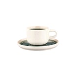 thumbnail of Tasse 20cl et soucoupe Ø15cm OXYGEN - 12 pièces - Vert de gris