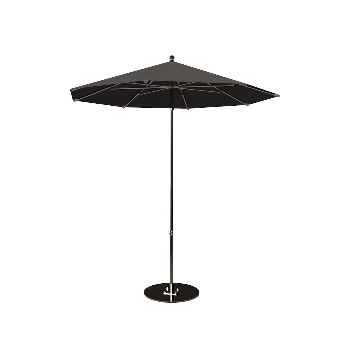 Parasol CHR FIDJI rond Ø 300 anthracite.