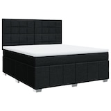 thumbnail of vidaXL Boxspringbett mit Matratze Schwarz 180x200 cm Stoff