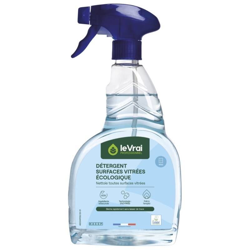 Nettoyant vitres et surfaces Ecolabel - 750ml - LE VRAI